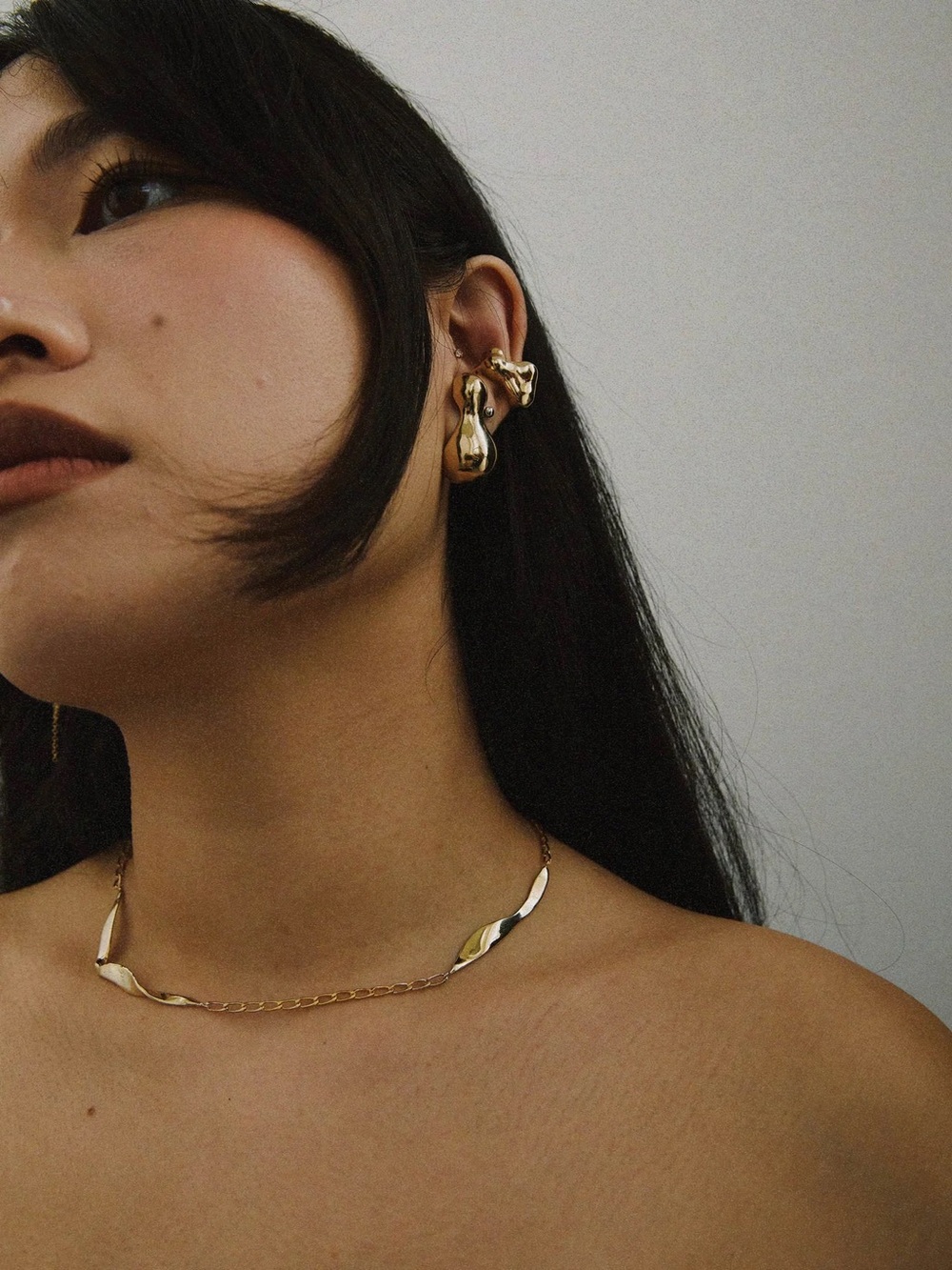 FARIS Blade style necklace 14k gold plated Necklace